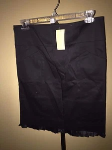 To The Max Black Pleated Hem Skirt 4 - Picture 1 of 3
