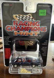 Racing Champions MINT 1963 Chevy Corvette 1/53 Dark Blue Issue #46 - Picture 1 of 3