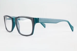 Rare Authentic Face a Face SHARP 2 Col 4031 54mm Blue Mallard Dark Teal France - Picture 1 of 6