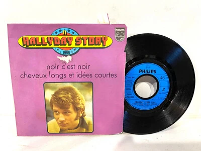 Ancien disque Vinyle 45T Johnny Hallyday - Photo 1/2
