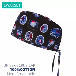 US Medical surgical cap x ray printed women men hospital operating room hat - Picture 1 of 5