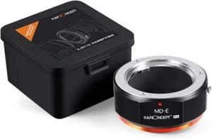 K&F Concept Manual Lens Adapter for Minolta MD MC Lens to Sony E NEX Camera Body - Picture 1 of 7