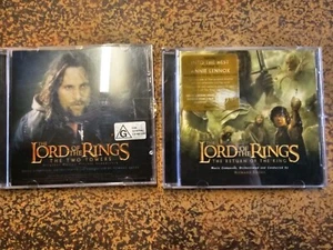 2 X Lord Of The Rings Cds Music Howard Shore Movie Cd - Picture 1 of 5
