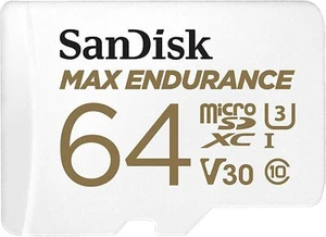 SanDisk 64GB Max Endurance MicroSDXC Class 10 U3 V30 Micro SD Card For Dashcam - Picture 1 of 5
