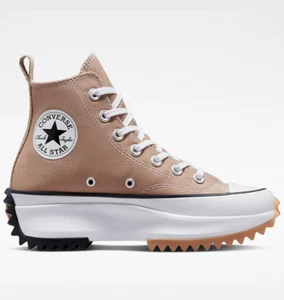 Zapatilla deportiva Converse Run Star Hike HI beige plataforma de lona para hombre unisex 172727C - Imagen 1 de 12