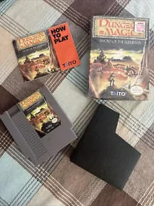Dungeon Magic Nintendo Game NES, 1990 With Box, Manual, Case, & Styrofoam 🐶 - Picture 1 of 4