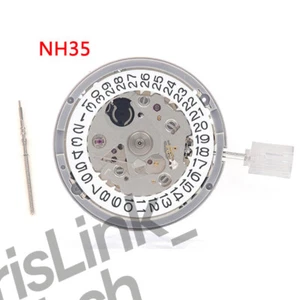 NH35 Automatic Mechanical Movement High Accuracy 24 Jewels Mod Watch Replacement - Picture 1 of 5