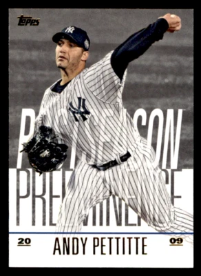 2018 Topps Update Andy Pettitte  Postseason Preeminence  #PO-30 Yankees - Image 1 of 2