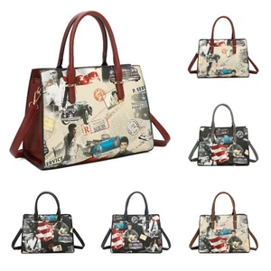 Nuevo bolso de mano estampado de celebridades Elvis Presley para mujer con correa ajustable - Imagen 1 de 17