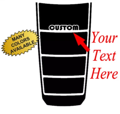 Adesivo adesivo de vinil blackout capô ajuste texto personalizado Toyota Corolla Cross 2020-24 - Imagem 1 de 2