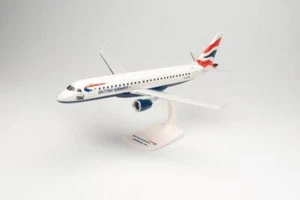 Herpa Snap Wings 1:100 Embraer 190 British Airways Cityflyer 613460 - Picture 1 of 1