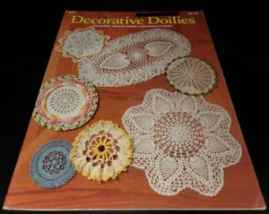 CG13 THE CROCHET CATALOG 1987, DECORATIVE DOILIES CROCHET PATTERN LEAFLET - Picture 1 of 2