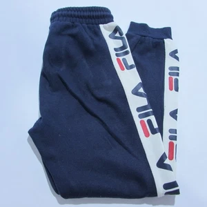 Fila Boys Fleece Joggers Blue W24-26 / L26 UK Size (12-13Y) SKU Y07864 - Picture 1 of 11