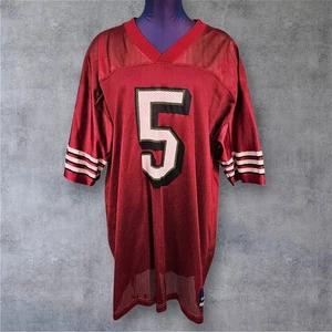Vintage Adidas Jeff Garcia #5 Football Jersey San Francisco 49ers NFL XXL A22 - Picture 1 of 9