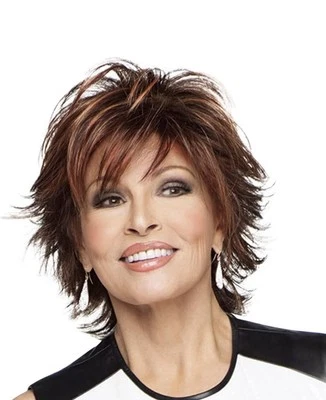 Raquel Welch 签名系列假发 Trend Setter 平均 R3329S+ 釉面奥本 — 第 1/4 张图片