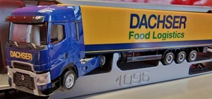 Herpa escala H0 310970 Renault T semirremolque frigorífico Dachser embalaje original - Imagen 1 de 3