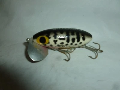  2-1/4 дюйма пластиковая винтажная рыболовная приманка Arbogast Jitterbug лот P-761 - Изображение 1 из 4