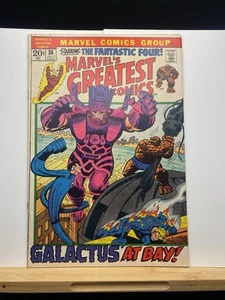 MARVEL'S GREATEST COMICS 36 - 1972 - RISTAMPA FF 49 - 1° GALACTUS COMPLETO - FN 6.0 - Foto 1 di 2