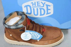 Hey Dude Bradley Zapatos Clásicos Para Hombre Talla 14 Marrón Coñac Botas Repelentes al Agua - Imagen 1 de 9