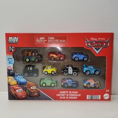 Cars Mattel Mini Racers set di 10 auto pressofuse Disney Pixar - Immagine 1 di 4