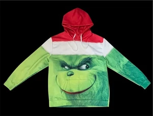 Unisex Gr. 2XL Grafikdruck Grinch Pullover Weihnachten Hoodie. - Bild 1 von 4