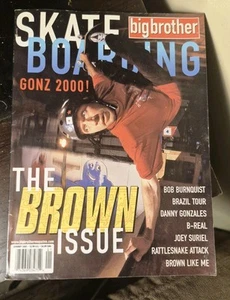 Big Brother Skate Magazine January 2000 Mark Gonzales Sean Cliver Marc McKee Sex - Picture 1 of 5