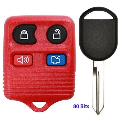 Mando a distancia de repuesto para Ford Expedition 2012 2013 2014 rojo sin llave + 80 llaves Foto 1 de 4