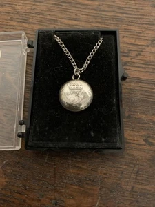 1922 King George V Silver Coin Pendant - Picture 1 of 4