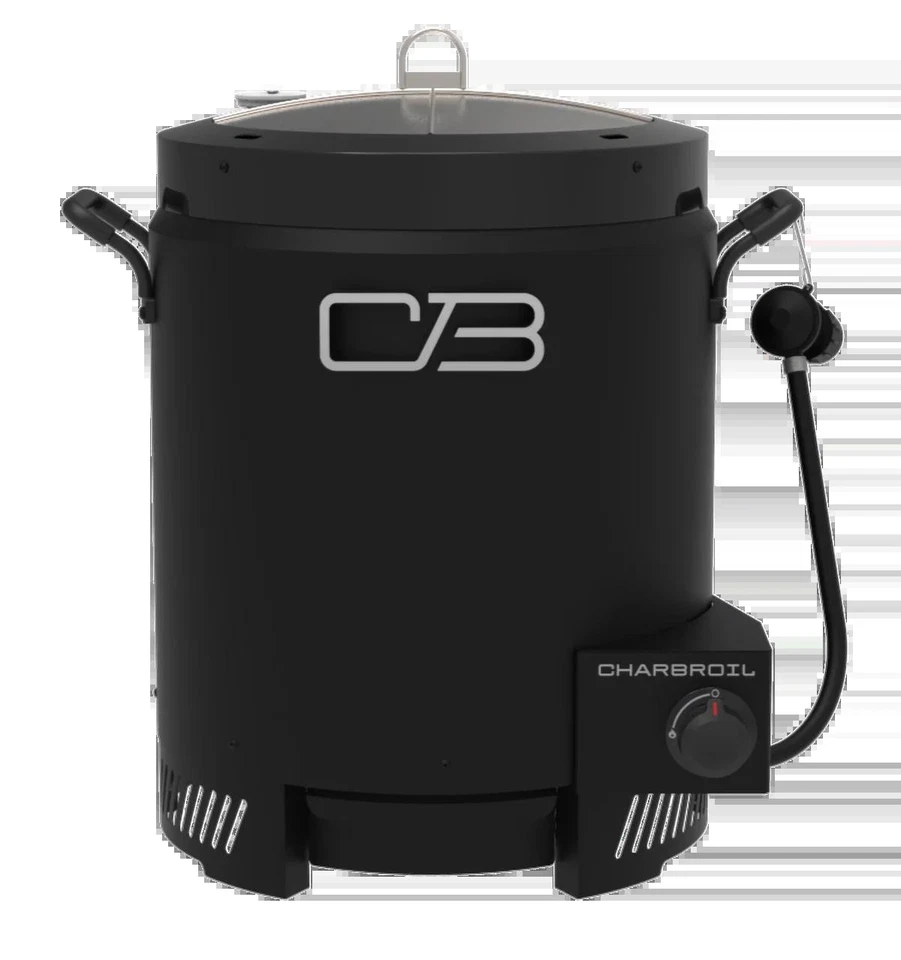 Freidora de pavo y aire infrarrojo grande CHARBROIL Big Easy exterior 16 lb tapa sin aceite Pr Foto 1 de 4