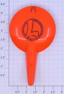 Mango transformador Lionel 21-95 calibre O naranja "TW" - Imagen 1 de 2