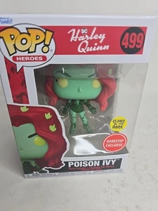 Funko Pop Dc Heros Poison Ivy #499 2024 Glow Gamestop Exclusive - Picture 1 of 6