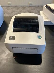 Zebra GC420d Thermal Label Printer USB Serial Parallel with AC Power Adapter