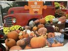 Perfectly Puzzling Talking Tables Pumpkin Patch 1000pc Autumn Fall Puzzle 30x20”