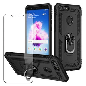 Hülle Für Huawei P Smart (2017/2018) Starke Robuste Black - Picture 1 of 6