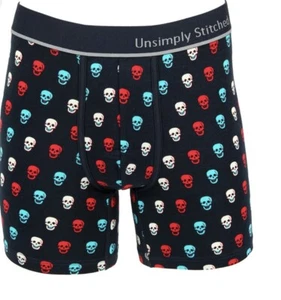 Unsimply Stitched, Contour Pouch Boxershorts | "3D Skulls" (Größe wählbar) - Bild 1 von 2