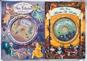 NEW SET (2) Shirley Barber's Fairy Collection & Martha B Rabbit Books with CDs - Picture 1 of 7