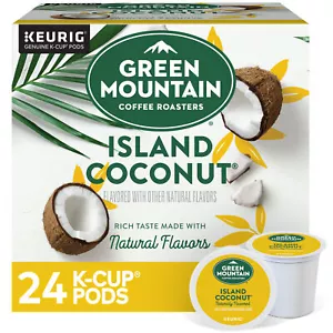 Green Mountain Coffee Island Coconut K-Cups, caffè tostato leggero, numero 24 - Foto 1 di 7