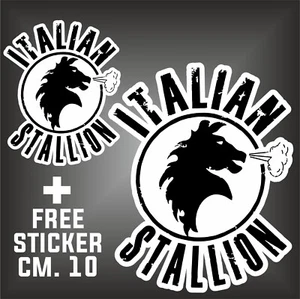 adesivo Rocky Italian Stallion sticker decal aufkleber + 1 FREE STICKER CM. 10 - Bild 1 von 3