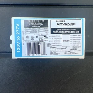 New Advance  XI036C100V054DSM1 – LED Driver - 36 Watt - 120-277 Volt - Picture 1 of 2