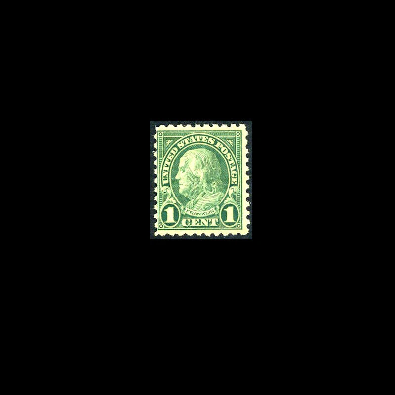 US Stamp Regular Issues Mint OG & H, F/VF S#581  - Image 1 of 1