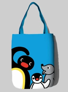 Bolso de Mano de Lona Impermeable Pingu And Friends Bolso Reutilizable Regalo de Navidad - Imagen 1 de 2