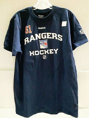 New York Rangers NHL # 61 Nash  Name and Number Shirt, Size X-Large Cover