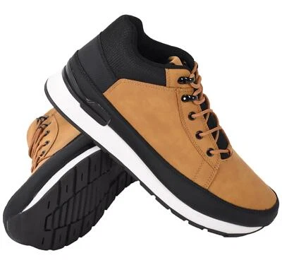 Brave Soul Mens Mid Top Flat Trainers Lace up Ankle Boots Shoes UK Sizes 6-12