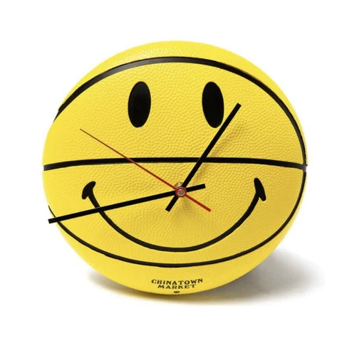 Chinatown Market - Smiley Basketball Wall Clock Cover
