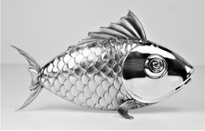 Fish sterling silver sculpture great design