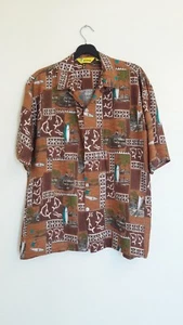 Schönes braunes Mix Sommer Kurzarm Shirt von Cruising - Größe M - Top! - Bild 1 von 3