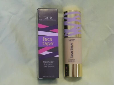 Base Tarte Face Tape 12B bege claro (justo com tons rosa) tamanho completo nova na caixa - Imagem 1 de 4