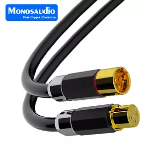 Paar HiFi XLR MAle Stecker Audiokabel Buchse Stecker Signal Kabel Adapter - Bild 1 von 28