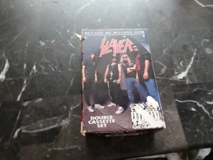 Slayer Decade Of Agression Cassette Tapes 1991 Original Holder. - Picture 1 of 6