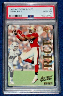 1995 Джерри Райс No1 Action Packed PSA 10 San Francisco 49ers - Изображение 1 из 3